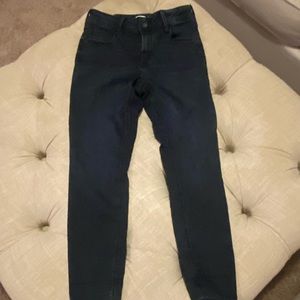 old navy rockstar skinny black jeans